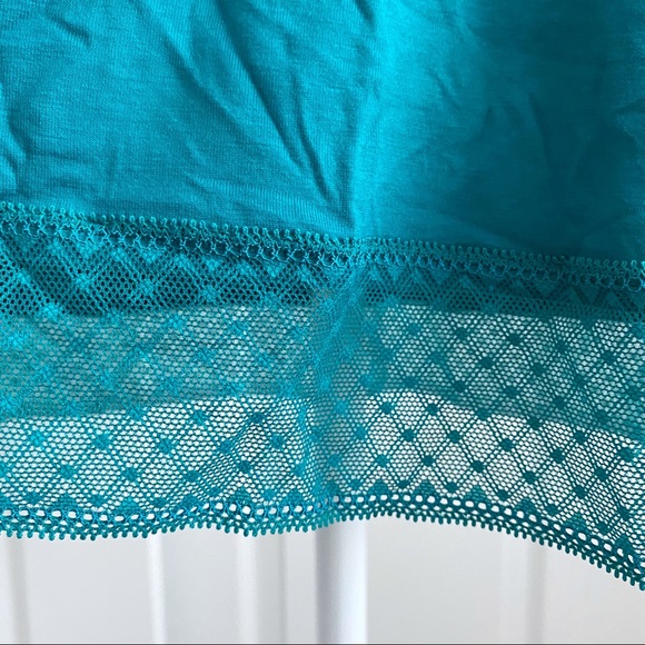 Victoria’s Secret Aqua Lace Nightgown Cami Slip - Picture 8 of 8